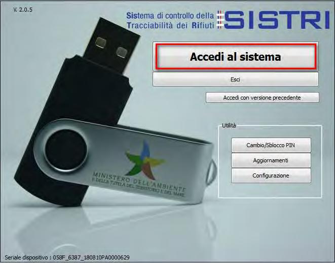 NOTA: Tale configurazione deve rispettare le impostazioni di rete presenti nella propria infrastruttura. cliccando sul bottone Accedi al sistema si potrà accedere all applicazione.