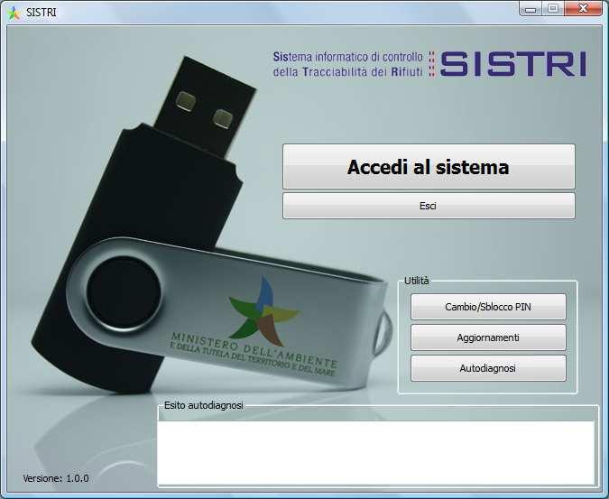 2.6. Accesso al sistema SISTRI IMPORTANTE: L accesso al sistema SISTRI sarà possibile solo a partire dal 1 ottobre 2010.