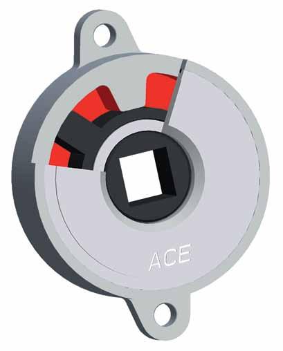 Ammortizzatori Rotanti Rotazione Parziale Gli ammortizzatori rotanti ACE sono esenti da manutenzione e facili da installare.