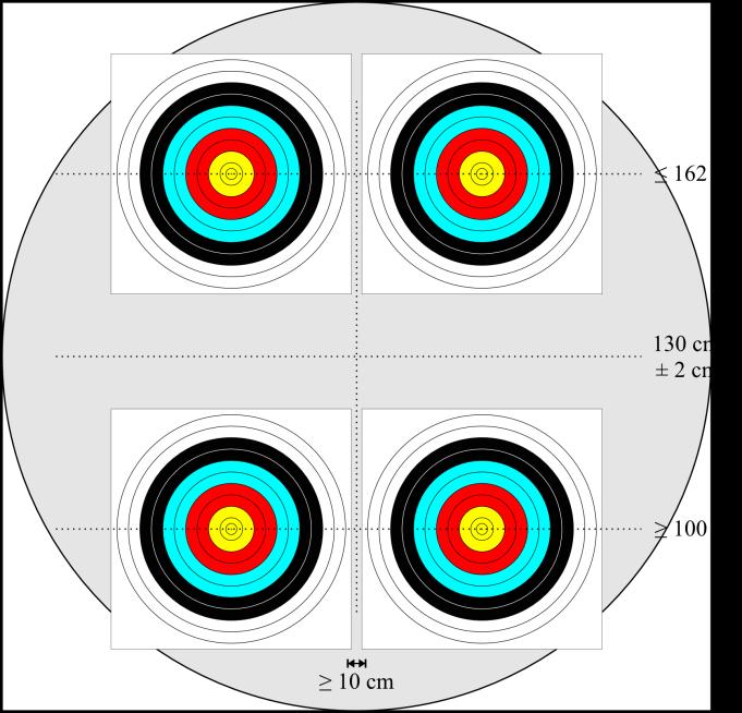 LIBRO 2 Nelle gare dei Calendari FITARCO dovranno essere utilizzate per tutte le classi della divisione Olimpica (ad eccezione della classe Giovanissimi) visuali singole da 40cm.