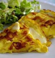 Omelette con Morlacco del Grappa INGREDIENTI: 4 porzioni 6 uova 40 gr. di bu