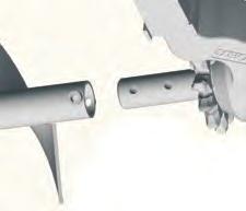 Struttura a catena da 20 cm Utilizzando l'estremità della coclea con un foro, collegate la coclea al foro interno posto sull'albero.