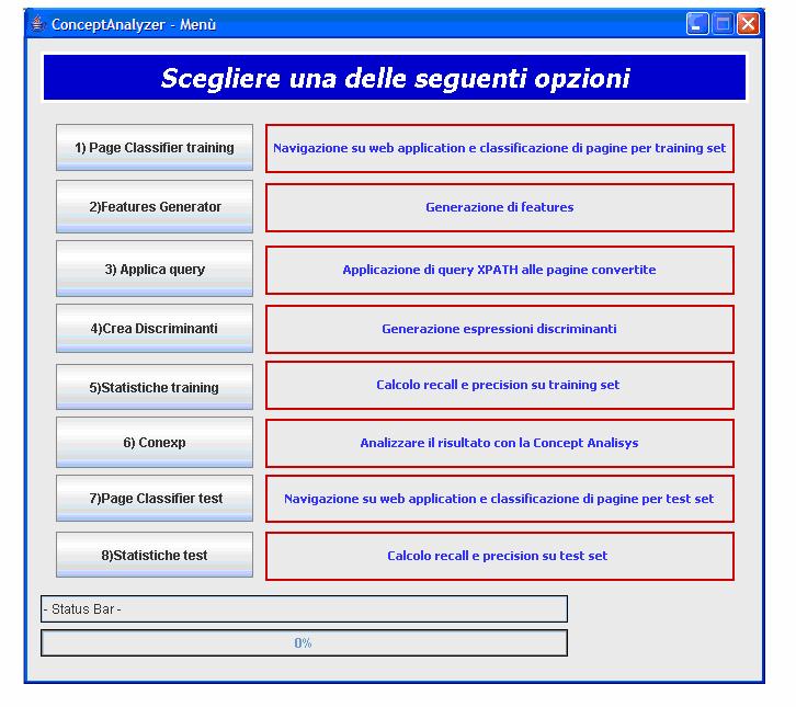 L architettura del tool Gui pageclass