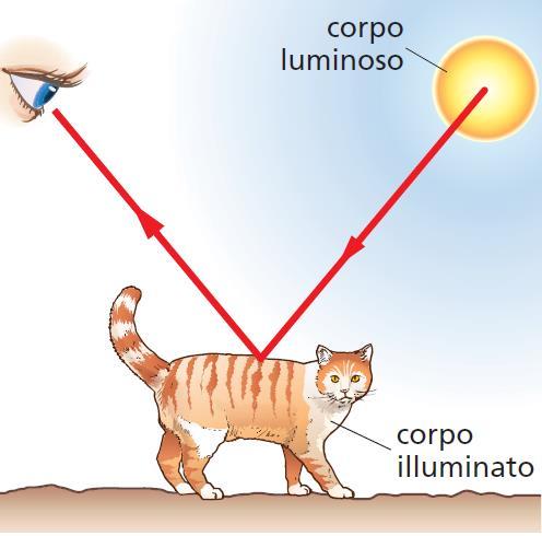 Propagazione della luce I corpi che emettono luce sono chiamati corpi luminosi o sorgenti di luce.