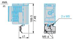 2 131 Dimensioni in pollici b c H 5.59 4.02 5.