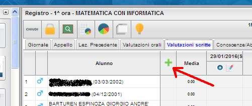 1.7. il docente decide la data di un compito in classe Il