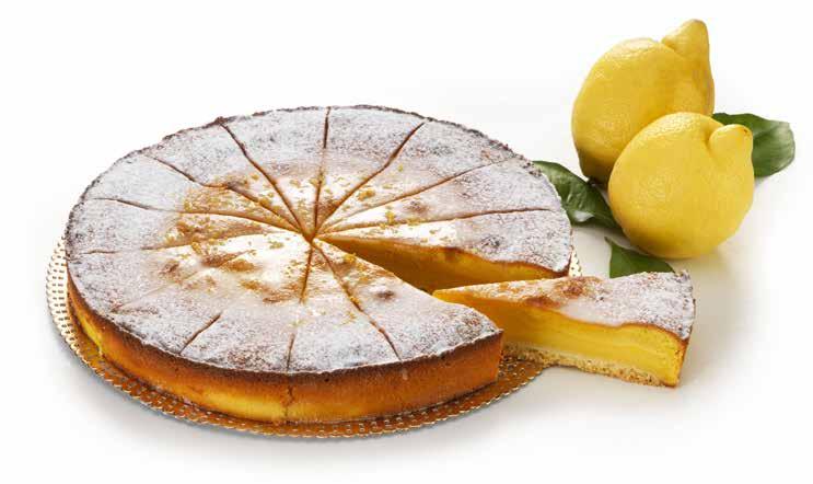 TORTA DI LIMONE CON FONDO DI PASTA FROLLA E COPERTURA DI FRANGIPANE ALLE