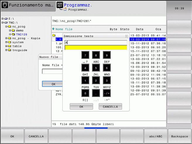 6 Ausili di programmazione Tastiera visualizzata sullo schermo 6.