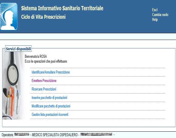 4.2 Ciclo di Vita Prescrizioni La componente Ciclo di Vita Prescrizioni mette a disposizione dell utente una serie di funzionalità che consentono di