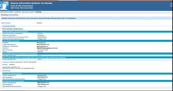 4.2.2.3 Emettere prescrizione di ricovero Figura 48 Specificare la Priorità della Prescrizione (opzionale) e inserire la Richiesta di Ricovero (obbligatoria).