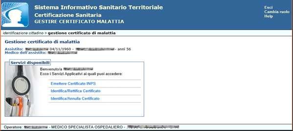 Figura 67 Figura 68 Una volta identificato il cittadino, è visualizzata la