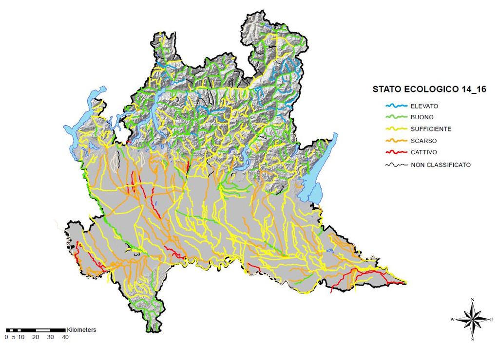 Monitoraggio Acque superficiali (corsi d acqua e laghi) ARPA effettua il monitoraggio biologico, chimico-fisico e chimico delle acque superficiali (corsi d acqua e laghi) attraverso una rete