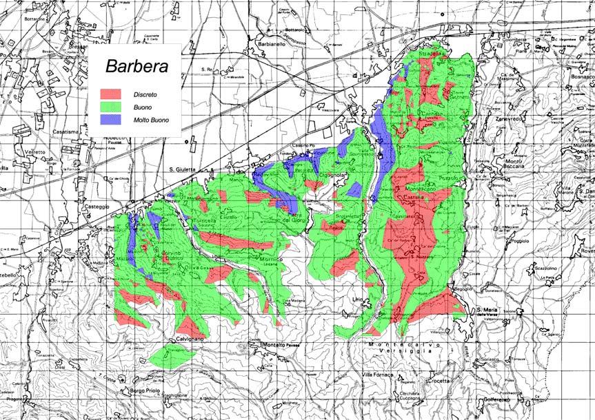 Carta vocazionale Caratteristiche suoli Ambiente e Clima