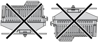 Mounting position (1) Horizontal