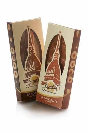 with dark chocolate. gianduja 120 g > Cod. 16/182 gianduja fondente 120 g > Cod.