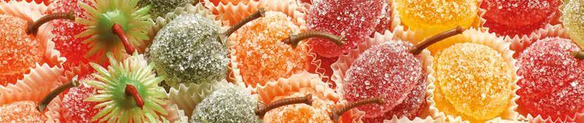 Gelatine artigianali a forma di frutta con vera polpa in diverse eleganti confezioni regalo con gusti