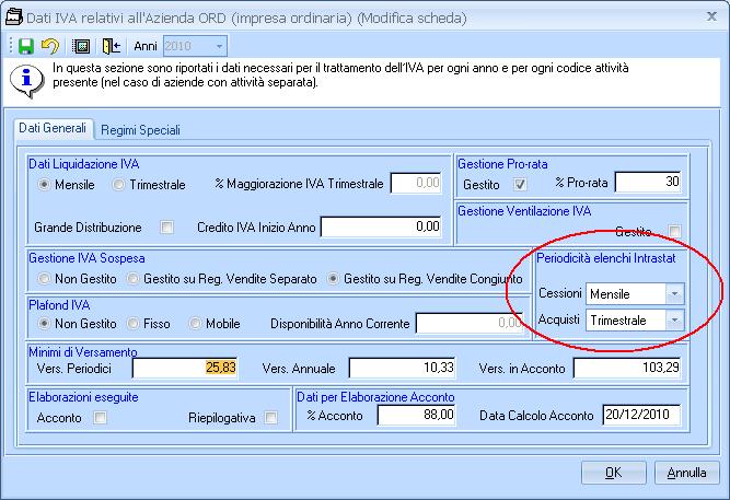 Generazione file telematico - La selezione dei movimenti viene ora effettuata in base all indicazione del mese di scadenza degli elenchi.