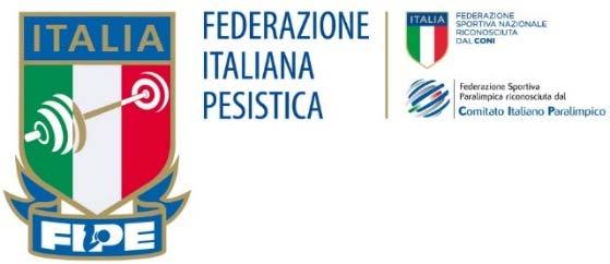 Regolamento TROFEO CONI 2019 Il presente Regolamento Tecnico disciplina la partecipazione della Federazione Italiana Pesistica (FIPE) al Trofeo Coni Kinder + Sport 2019 nel rispetto delle