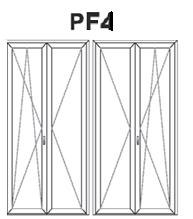 2Catenaccio passante a leva su anta semifissa (per Porta finestre 2 ante) 9- Riscontri