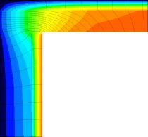 parete con isolamento interno copertura Trasmittanza termica lineica di riferimento (φe) = 0,149 W/mK.