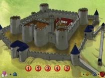 Castello Si costruisce al castello piazzando un lavorante in uno dei circoletti arancioni sotto il castello. La costruzione al castello inizia dopo l'attivazione della casella in cui sta il prevosto.