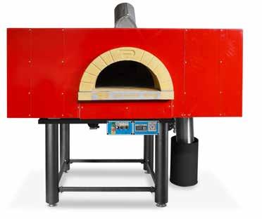 130 FORNO ROTATIVO PVP PIANO DI COTTURA MONOBLOCCO ROTANTE VOLTA PIANA Piano di cottura diametro cm 130 Pavesi monoblocco rotante, capacità di 10/12 pizze, VOLTA PIANA, camera rettangolare con pareti