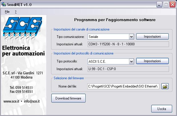 RIUNIONE_SCE Per abilitare la modalità è necessario, dopo aver impostato il dip-switch, riavviare la scheda NOTA BENE:se