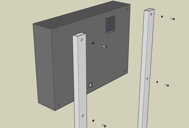 Il collegamento seriale tra la Console di comando ed i vari tabelloni può essere realizzato in più modi: scegliere quello che si adatta meglio alle esigenze dell'impianto e alle condutture