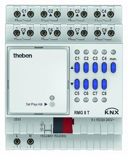 Manuale KNX Attuatori della serie MIX2 RMG 8 T / RME 8 T e FIX1 RM 8 T FIX2 RM 16 T RMG 8 T 4930200