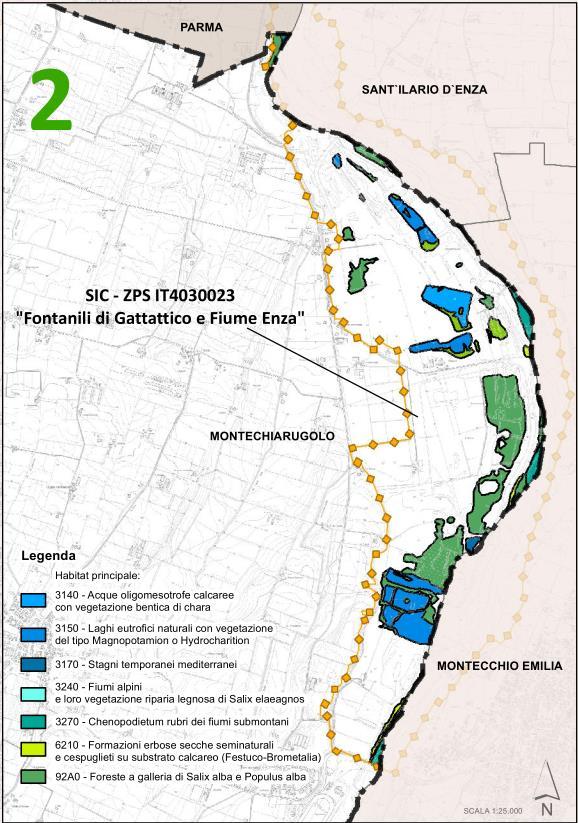 QUADRO CONOSCITIVO I SISTEMI FUNZIONALI Sistema funzionale Risorse naturali biodiversità vegetazione caratteristica del territorio comunale di Montechiarugolo (uso reale del suolo, censimento del