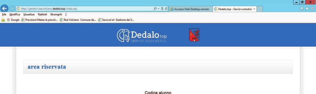 I genitori sono pregati di controllare i dati inseriti, utilizzando il codice alunno ed il codice fiscale dell alunno collegandosi al portale