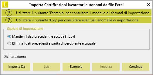 - selezionare dall icona Importa e selezionare la voce Telematico, apparirà una finestra di dialogo in cui sarà possibile selezionare il file desiderato.