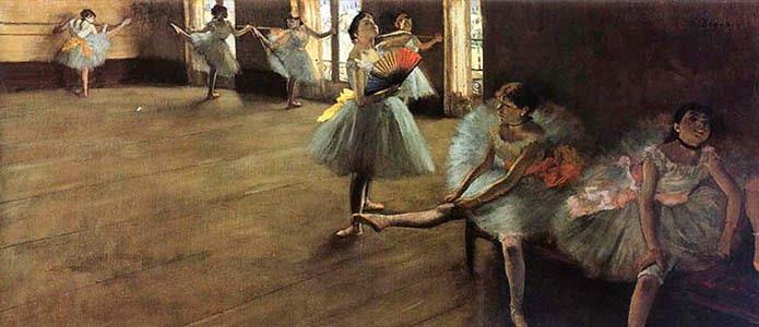 Edgar Degas, The Dancing Lesson, 1880.