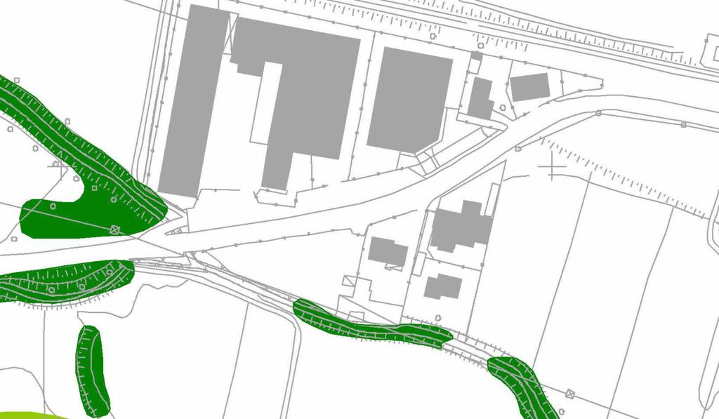 L'area non rientra nelle superficie boscate e sistemi verdi inseriti nel Piano di Indirizzo Forestale