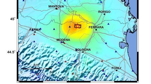 principale Ml=5.9 delle ore 04.03 (02:03 GMT o UTC) del 20/05/2012.