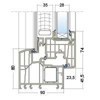 Valore g [%] veneziana aperta Valore g [%] veneziana