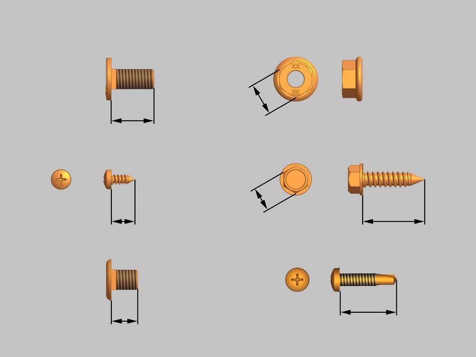 8. Fasteners and tools Sistemi di fissatggio e