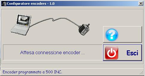 La finestra di Figura 10 sarà sostituita dalla finestra di Figura 11, che notificherà l avvenuta riconfigurazione dell encoder.