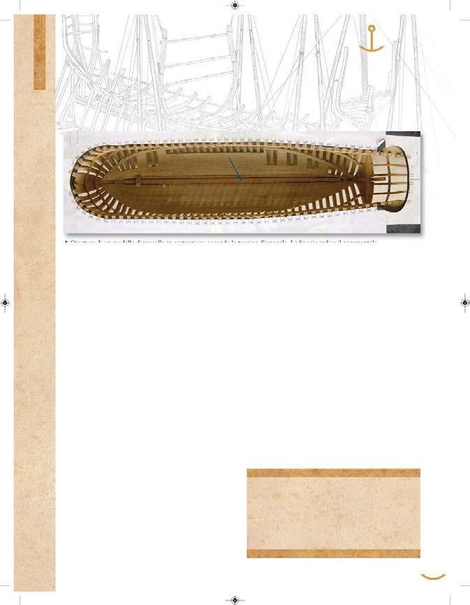 SCAFO Manuale di architettura navale SCHEDA 9 Il paramezzale e l unione delle costole Ossatura di un modello di vascello in costruzione secondo la tecnica d arsenale. La freccia indica il paramezzale.