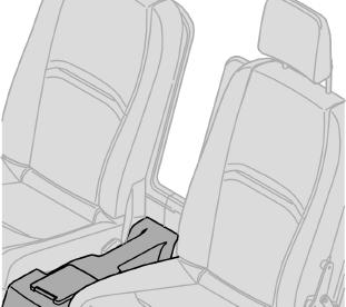 Interni Vano portaoggetti nella terza fila di sedili (versione sette posti) I vani