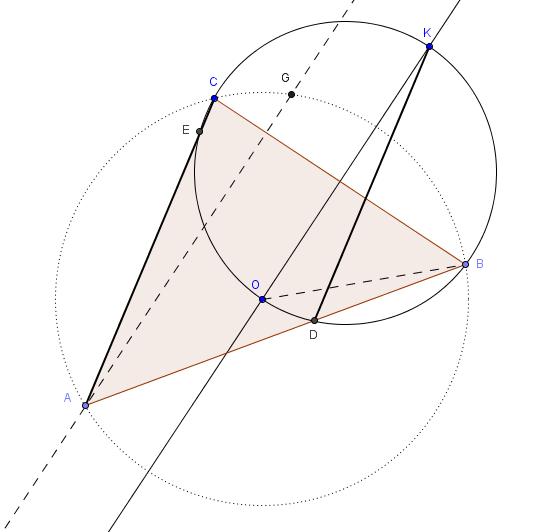 Soluzione proposta da Giuseppe Fera Udine Pag 1 di 2 Soluzione problema 407 (Archimede 2/2016) di Giuseppe Fera Considero il caso in cui il triangolo ABC non è isoscele sulla base BC.