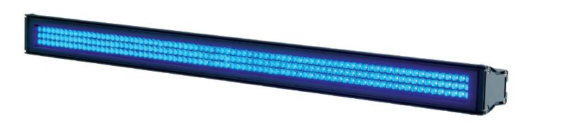 95 (H) 998 x 79 x 74mm Colori: UV Angolo Irradiazione: 40 Gradi LED: 240 10mm Canali DMX: 3 o 5 Canali DMX