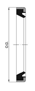 Le due versioni differiscono nel lato esterno dell anello: il tipo DINA Metal (vedi disegno 5) ha esterno in metallo non rivestito ed è standard in questa esecuzione fi no al diametro interno 7 mm.