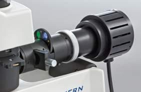 Microscopio metallografico KERN OKM-1 Unità di illuminazione con ruota portafiltri 02 Tavolino portaoggetti e obiettivi LAB LINE MET Il microscopio metallografico a luce riflessa per analisi dei