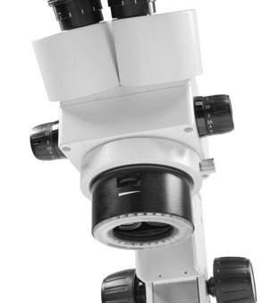 Stereomicroscopio zoom KERN OZL-45R Illuminazione LED ad anello integrata, regolabile in modo continuo 04 LAB LINE Lo stereomicroscopio zoom pratico e flessibile con illuminazione LED ad anello
