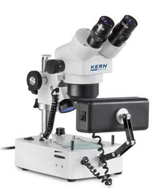 Microscopio per gioielli KERN OZG-4 Vista posteriore OZG 497 Panoramica funzione di inclinazione 04 LAB LINE Lo specialista per gioiellieri e industria orafa OZG 493 OZG 497 * Panoramica funzione di