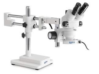 Avrete quindi una soluzione economica e molto flessibile per la vostra postazione di lavoro al microscopio Modello Testa per microscopio Stativo Supporto Illuminazione KERN OSE 409 70 Tubo binoculare