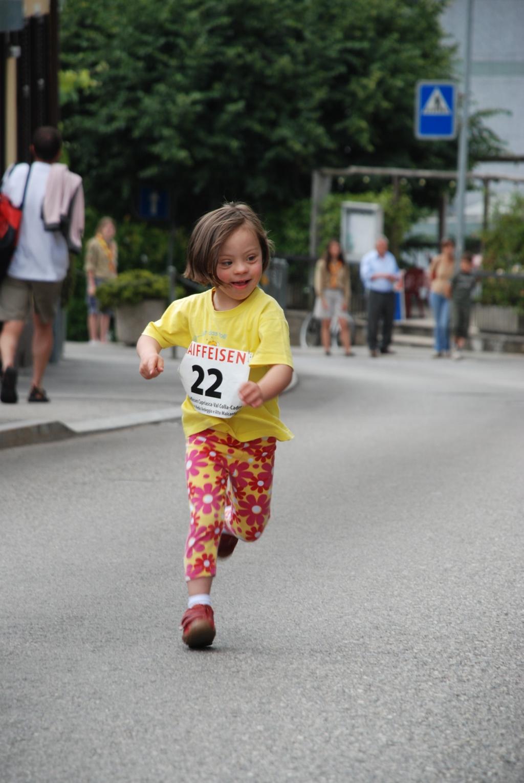 Nata il 30.08.2004 (con un Canale AV completo e Trisomia 21) Ha iniziato atletica leggera e sci alpino nel marzo 2008 e nuoto nel 2005.