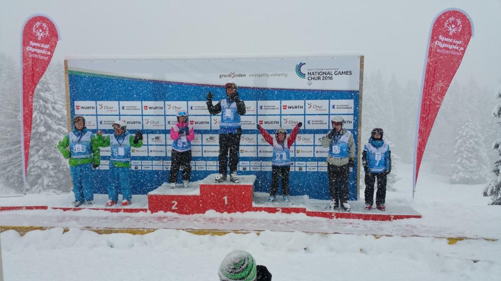 In giugno 2016 ha disputato due gare di nuoto con Special Olympics a Tenero (in Ticino) ed ha sfiorato il podio con un bel quarto posto nel dorso.