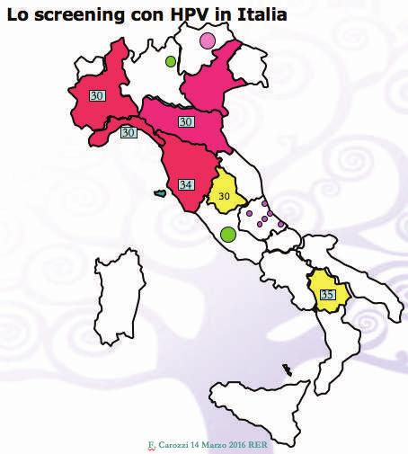 con HPV di triage per ASC-US 3 anni adesione > 30-35y